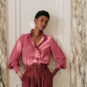 EUC- Sezane Chlo - Rosewood Size 6 (38)